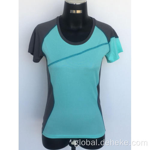 Women's Knitted Sport T Shirt Women's knitted sport wear T shirt Supplier